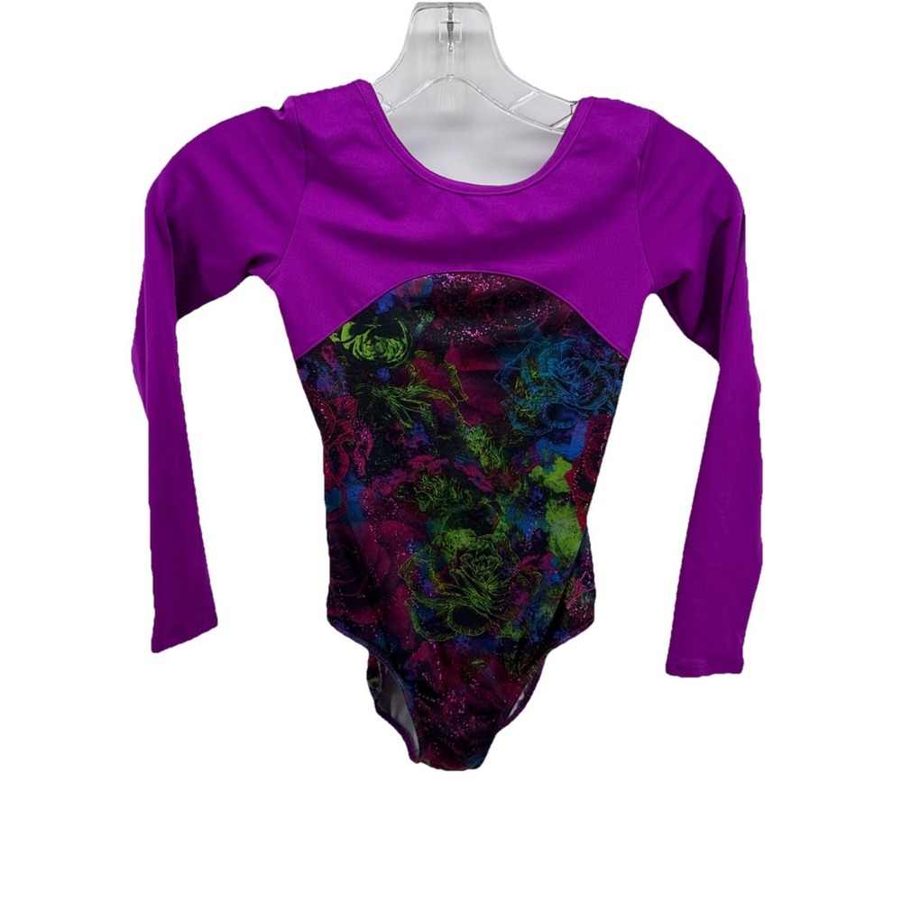 Dance Costume‎ Practice Leotard CAPEZIO FUTURE STAR HUDI MEDIUM GIRLS